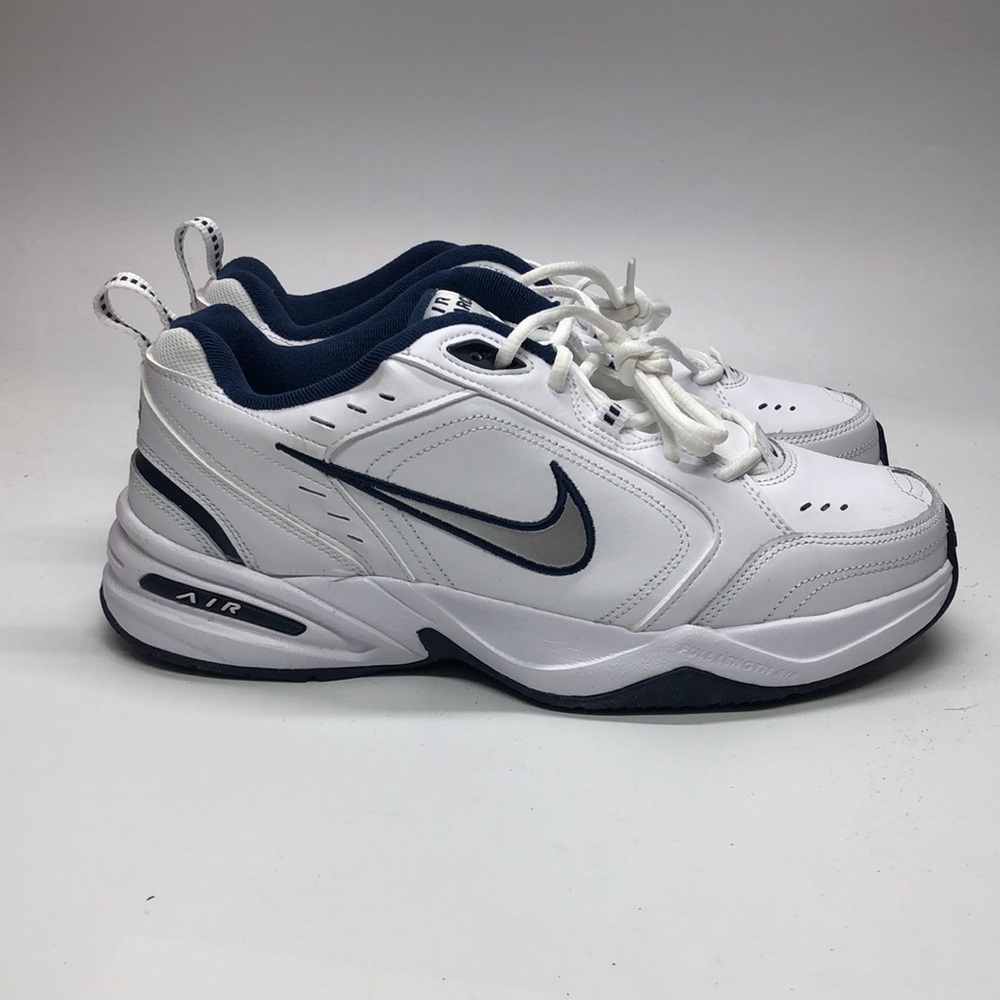 Mens Nike Air Monarch IV White/Grey 415445-102 USED Size 11 - Picture 2 of 10